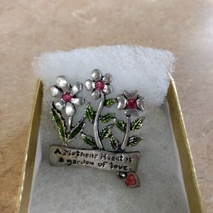 Flower brooch